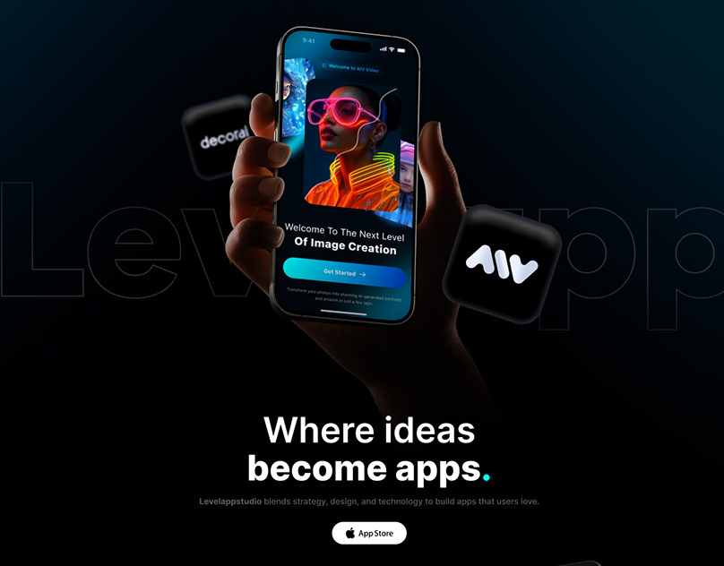 AI Video Generator App UI / UX Tasarım