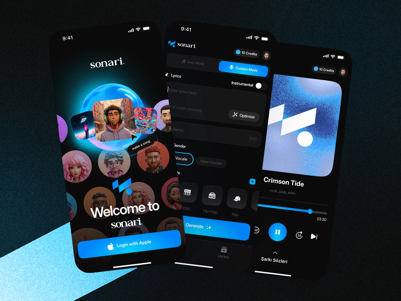 Sonari AI Mobil Uygulama